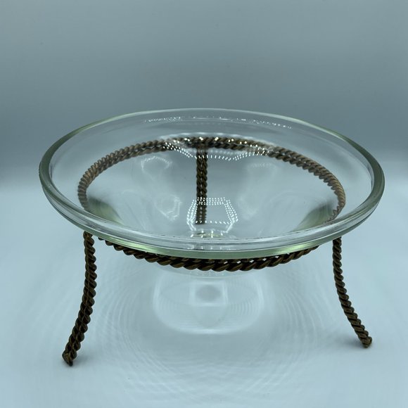 Accents Potpourri Glass Bowl Wbrass Stand Poshmark